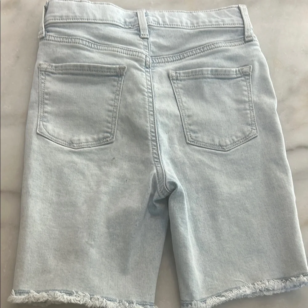 Old Navy Blue Distressed Denim Shorts